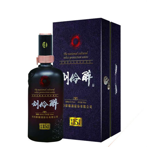 40.9度刘伶醉古法窖藏15年浓香型白酒500ml价位多少