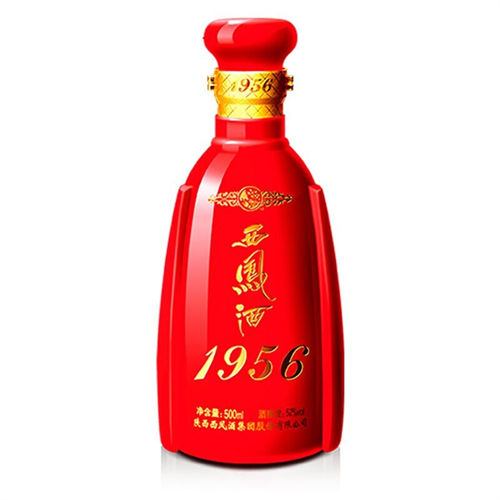 52度西凤1956红瓶绵柔凤香型白酒500ml价格范围(52度西凤1956红瓶绵柔一般是多钱)