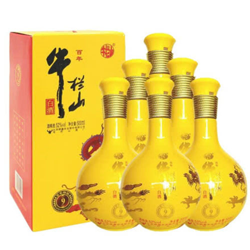 52度牛栏山北京二锅头百年特酿9小黄龙6瓶整箱通常多少钱