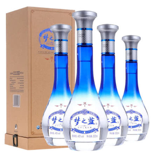 45度洋河蓝色经典梦之蓝(M1)4瓶整箱得多少钱