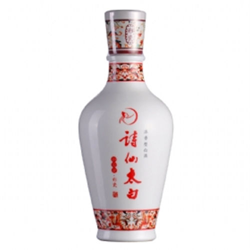 38度诗仙太白彩瓷裸瓶价格大约是多少-38度诗仙太白彩瓷裸瓶浓香型白酒现在市场价