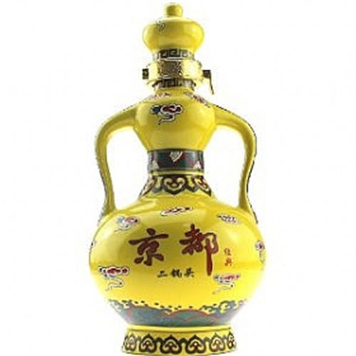 52度京都典藏黄瓷清香型白酒价格一般是多少钱,52度京都典藏黄瓷正常价位
