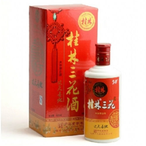 50度桂林三花欢天喜地米香型白酒450ml通常价格多少钱