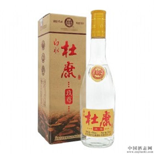 45度白水杜康玖尊浓香型白酒450ml一般市场价格
