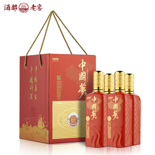 52度永乐古窖中国梦酒红色4瓶整箱大约多少钱