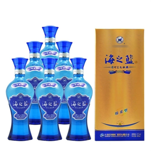 52度洋河海之蓝480ml6瓶装要多少钱_52度洋河海之蓝480ml6瓶装大概价格