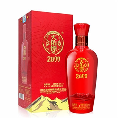 42度天佑德青稞酒海拔2800红盒通常价格多少钱